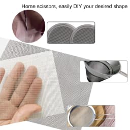 304 Stainless Steel Filter Screen 10-400 Mesh Woven Wire High Quality Stainless Steel Screening Filter Sheet for Ventilation