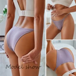 FINETOO 3Pcs/set Women's Cotton Panties Low Waist Bikini Briefs M-2XL Ladies Underwear Female Soft Solid Underpants Lingerie New