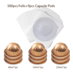 For use only with Nespresso Vertuo Next Vertuoline Reusable Stainless Steel Capsule Refillable Coffee Filter with Original Pod