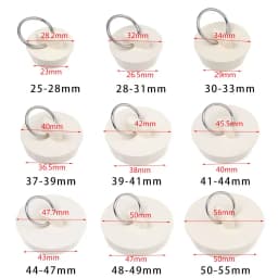 Kitchen Bath Rubber Sink Plug Floor Drain Plug Sink Bathtub Drainage Stopper Laundry Leakage-proof Plug Bathroom Supplies