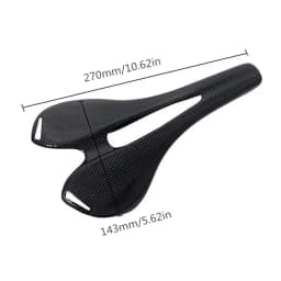 3K Full Carbon Fiber Bicycle Saddle MTB Road Bike Seat Ultra Light Cycle Equipment Matte/ Glossy 270x143mm