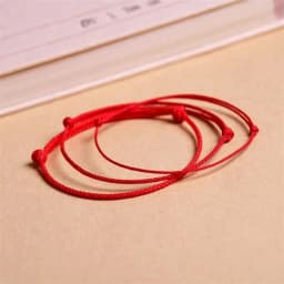 Handmade Red Lucky Knot Bracelet Rope Lucky Bangle Women Lovers' DIY Best Friends Lucky Bracelet Size Adjust Drop Shipping