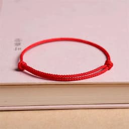 Handmade Red Lucky Knot Bracelet Rope Lucky Bangle Women Lovers' DIY Best Friends Lucky Bracelet Size Adjust Drop Shipping