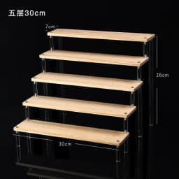 1-5 Tier Acrylic Display Stand,Clear Display Riser Rack for Cupcake,Perfume Doll Décor and Organizer Amiibo Funko POP Figures