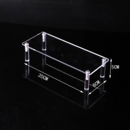 1-5 Tier Acrylic Display Stand,Clear Display Riser Rack for Cupcake,Perfume Doll Décor and Organizer Amiibo Funko POP Figures