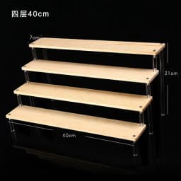 1-5 Tier Acrylic Display Stand,Clear Display Riser Rack for Cupcake,Perfume Doll Décor and Organizer Amiibo Funko POP Figures