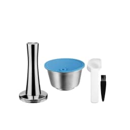 Refillable For Dolce Gusto Capsule Silicone Sleeve Stainless Steel Metal Dolci Gusto Coffee Maker Coffee Scoop Tamper i Cafilas