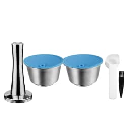 Refillable For Dolce Gusto Capsule Silicone Sleeve Stainless Steel Metal Dolci Gusto Coffee Maker Coffee Scoop Tamper i Cafilas