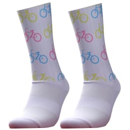 New Anti Slip Seamless Cycling Socks Integral Moulding High-tech Bike Sock Compression Bicycle Outdoor Running Sport Socks