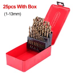 M35 Cobalt Metal Drill Straight Shank Twist Drill Bit Set HSS-Co Hole Opener Tool For Stainless Steel Metal Iron Woodworking