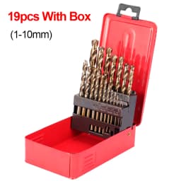 M35 Cobalt Metal Drill Straight Shank Twist Drill Bit Set HSS-Co Hole Opener Tool For Stainless Steel Metal Iron Woodworking