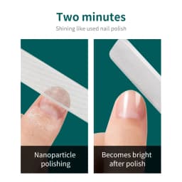 MR.GREEN Nano Glass Nail Files Professional Polishing Manicure Art Tool Washable make nails brighten easily like nail polish