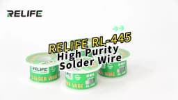 RELIFE RL-445 0.3/0.4/0.5/0.6mm High Purity Solder Wire Rosin Core Tin Wire Various Electronic Soldering Welding Weights 25g