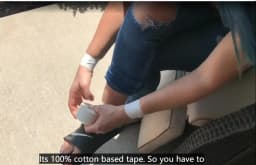 3-Rolls Foam Sport Underwrap Athletic Foam Tape Sports Pre Wrap Athletic Tape for Ankles Wrists Hands and Knees