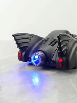 1/24 1989 Batmobile Alloy Car Model Simulation Metal Diecast Toys Vehicle Model with Light Sound Super Sport Car for Boys Gifts