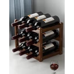 Red Wine Rack Decoration Household Grid Wine Display Rack Table Creative Wine Bottle Rack Simple Wine Cabinet Assemble Storage R