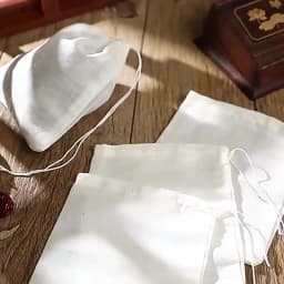 Reusable Cheese Cloth Filter Bags for Tea Yogurt Cold Brew Milk Tea Strainers Soap Herbs Spice Strainers Muslin Drawstring Bags