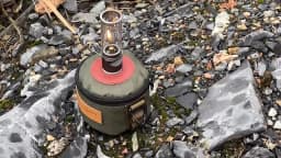 MOUNTAINHIKER Outdoor Gas Light Set Picnic Camping Retro Decorative Ambience Light Creative Desktop Bedside Gas Light