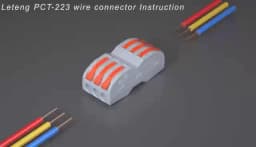 5/10/50/100pcs Push-in Electrical Wire Connector Terminal Block Universal Fast Wiring Cable Connectors For Cable Connection