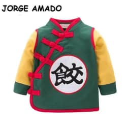 Boy T-shirt Spring Autumn Long Sleeve Dumpling  Wukong Turtle T-shirt Baby Clothes E18211