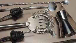 6/9pcs Stainless Steel Cocktail Shaker Bartending Tools Bartender Kit Martini Sharker Drink Mixer Set With Storage Bag
