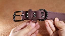Soft Durable Real Leather Dog Collar Genuine Leather Pet Collars for Small Medium Large Dogs German shepherd Brown Black