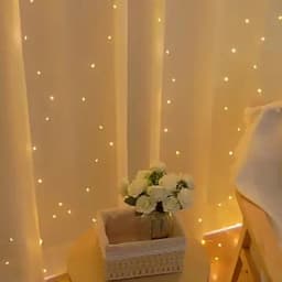 3/4/6m Curtain LED String Lights Garland USB Festoon Remote Control Fairy Garland Lights Christmas Decoration for Bedroom Home