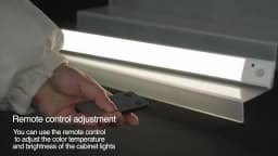 Wireless LED Night Light Motion Sensor USB Rechargeable Strip For Bedroom Kitchen Cabinet Lamp Remote Control Lighting