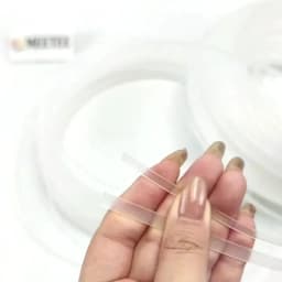 5Meters Meetee Clear Plastic Corset Ribbon Webbing Boning Bra Side Tape Wedding Dress Support Sewing Clothing DIY Accessories