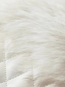 AMII 2026 Winter New Fur Jacket Solid Color Modern Warm Outerwear V-neck Imitation Fur Loose Spliced PU Top Female 12424012