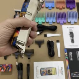 Kemei Hair Clipper Rechargeable Graffiti Pattern Electric Professional Barber Trimmer Man Shaver KM-MAX2092 KM-MAX5090 KM-RS7098