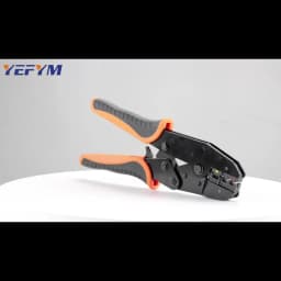 Crimping Tool for Insulated Terminals Wire AWG 20-10 (0.5-6mm²) RV/SV/FDD/MDD Connectors Ratchet Electrical Pliers HX-30J