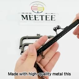 1-5Pcs 8.5-18.5cm Vintage Pattern Purse Frame Women Bags Handle Metal Square Kiss Clasp Lock Sewing Brackets Accessories