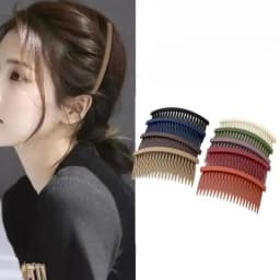 Solod Color Plastic Side Hair Twist Comb French Twist Comb for Women 20 Teeth Fine Hair Clips Fashion Hair Accessories Wholesale