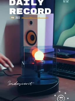 Acrylic Night Light Sunrise Blue Ocean Atmosphere Light Desk Lamp Bedroom Study Decoration Birthday Present LED Table Lamp
