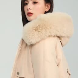 Winter Coat New Women's Thick Cotton Jacket Women's Medium Long Korean Version Fur Collar Coat Female Warm Parka Overcoat