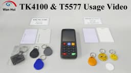 10-100Pcs 125Khz RFID Tags T5577 Writable Stickers Proximity Cards Adhesive Rewritable Label for RFID Copier 25mm Tags EM4305