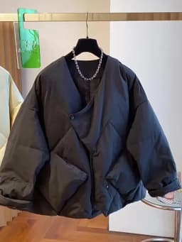 Ladies Down Cotton Jacket 2025 Loose Casual Advanced Women's Winter Parka Coat Design Sense Comfortable Female Outerwear