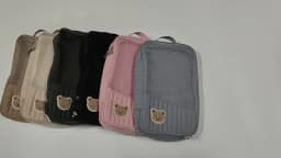 Cute Diaper Bag for Stroller Hanging Bag Separate Storage for Baby Clothes and Diapers Travel Change and Washing Storage Bag