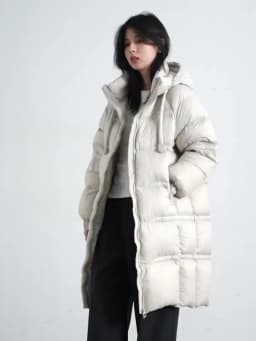CHIC VEN Women Long Down Coats Solid Loose Casual 95 White Duck Down Jacket Thick Warm Female Outerwear Autumn Winter 2025