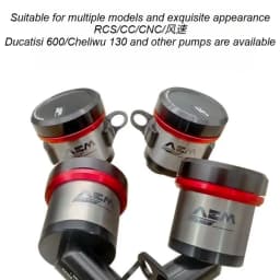 AEM oil cup integrated titanium alloy for Brembo RCS/CC direct push up pump brake AEM oil pot