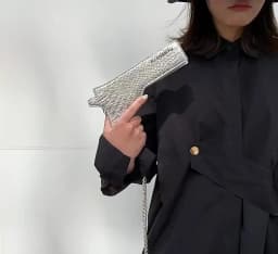 YoReAi New 3D Gun Shaped Chains Women Shoulder Bags Luxury Leather Crossbody Bag Lady High Quality Small Purses Clutch for Girls