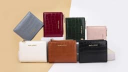 Baellerry Fashion Crocodile Pattern Women Wallet Multi Functional Card Bag Photo Folder Zero Wallet for Women's Birthday Gift