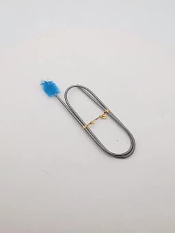 Nylon Wire Stainless Steel Spring Brush Fish Tank Filter Cleaning Brush Aquarium Drain Pipe Cleaning Pipe Brush Accessories Pet