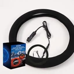 Rayhong Car Heated Steering Wheel anti Sslip Universal Steering Wheel Cover Quick Hand Warming Heating Protective Cover