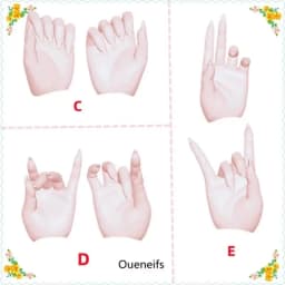 BJD Doll 1/4 Long Nail Hand Magnet Connected Applies To The Minifee Doll Body Resin Doll Figures Hand Only