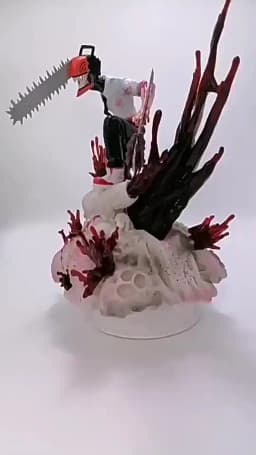 Anime Chainsaw Man Denji Action Figure Statue - Desktop Ornament Collection Toy Gift Model