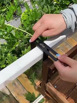 Flower Stand Balcony Guardrail Creative Leisure Small Bar Table Solid Wood Apartment Foldable Home Guardrail Hanging Bar Table