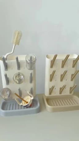 Baby Bottle Drying Rack Multi-layer Large Capacity Drying Stand for Cups Bowls and Accessories Space Saving Countertop Storage