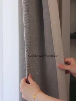 Custom size Herringbone Thick Chenille Beige Cream Luxury Curtains for Living Room Bedroom Blackout Window Solid Color House